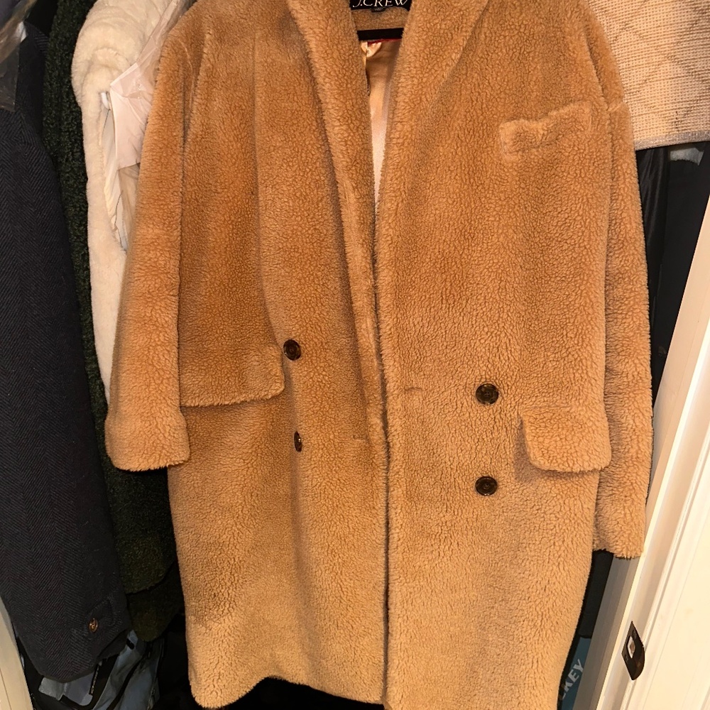 J crew teddy bear jacket
